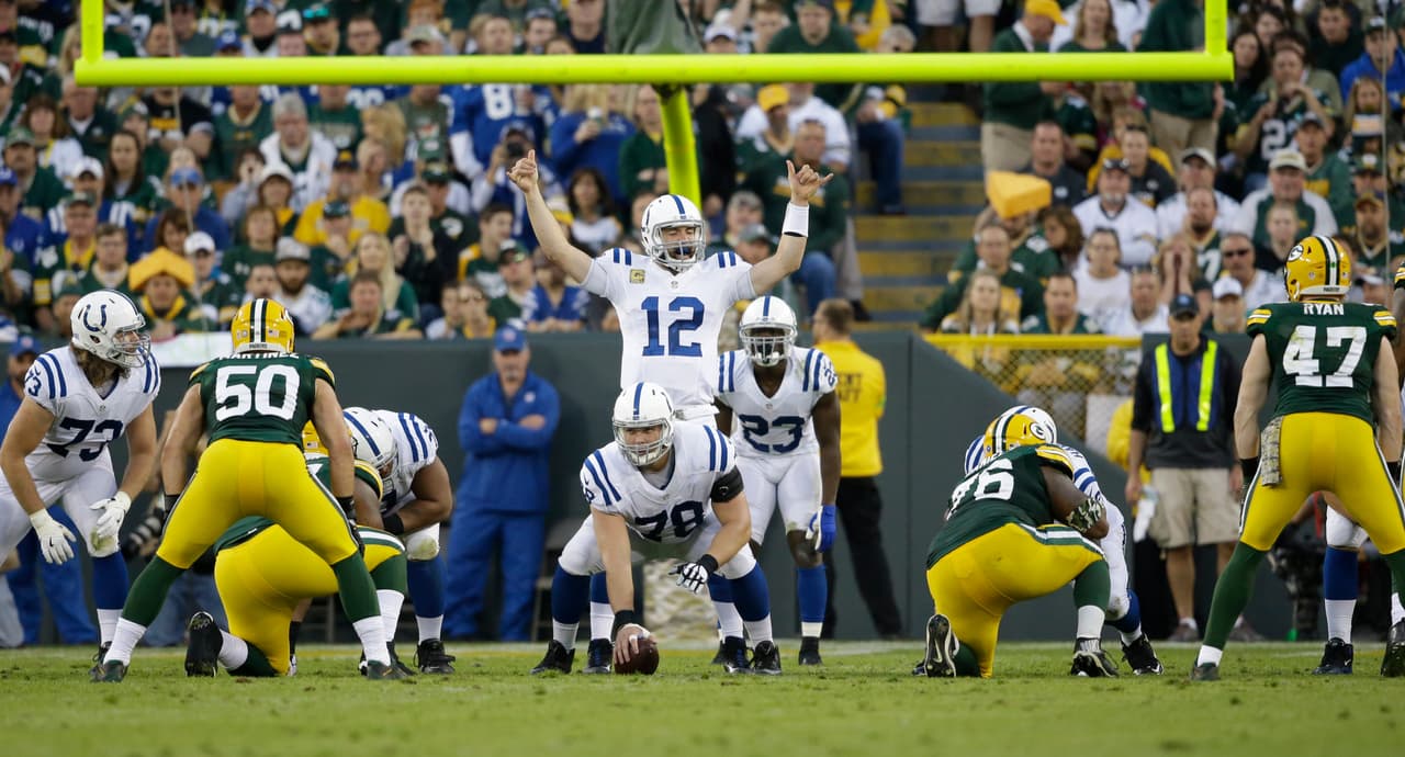 Indianapolis sorprendió pegándole a Green Bay en Lambeau Field