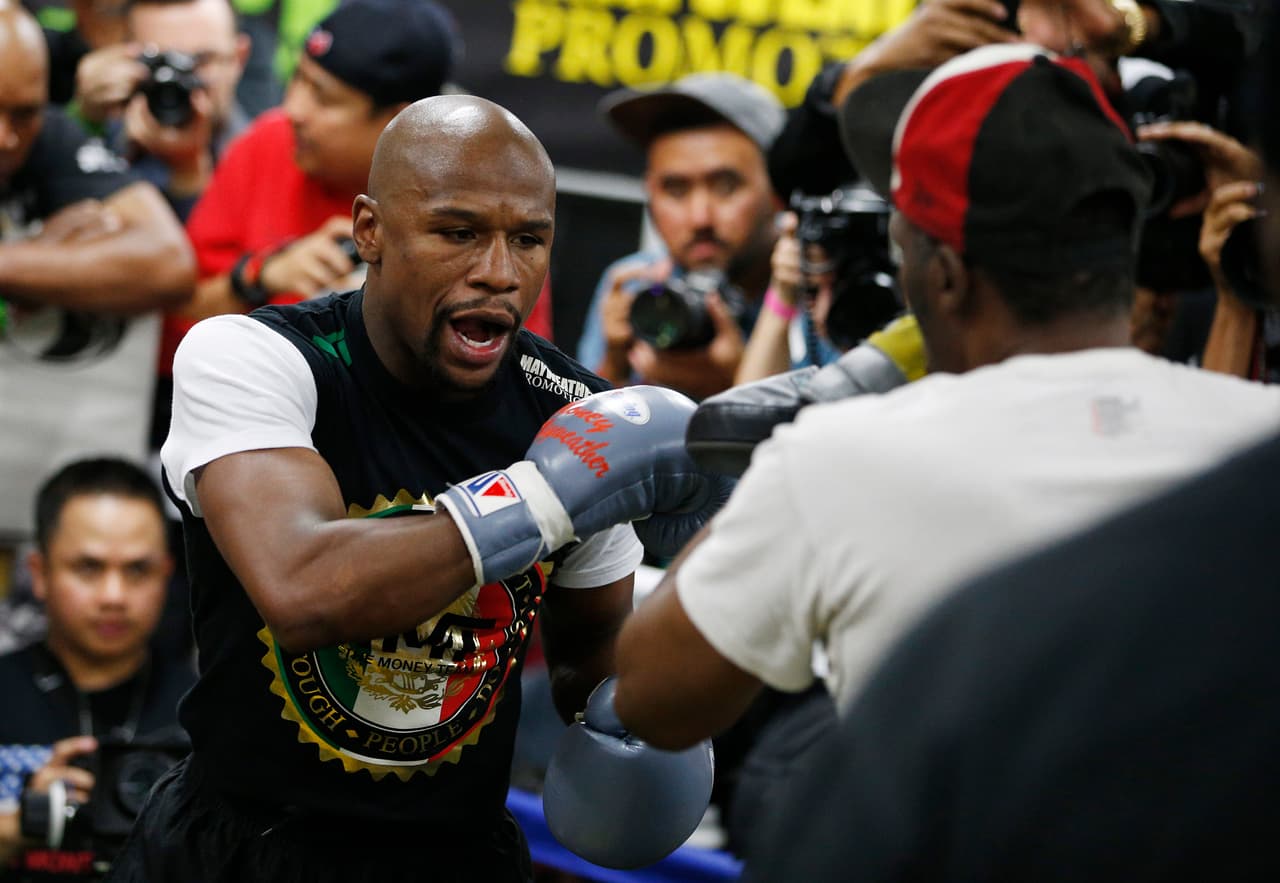 Floyd Mayweather Jr. ya entrena para septiembre