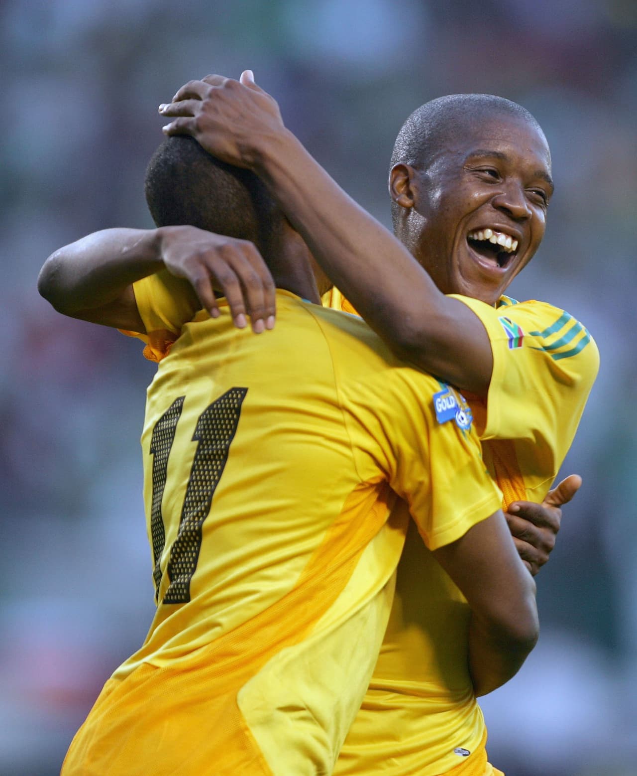 Sudáfrica (Copa Oro 2005).- Por primera vez un equipo africano participaba en la Copa Oro y en su mismo debut enfrentaron a México, nadie dio crédito cuando vencieron 2-0 al 'Tri'. (Foto: Getty Images).