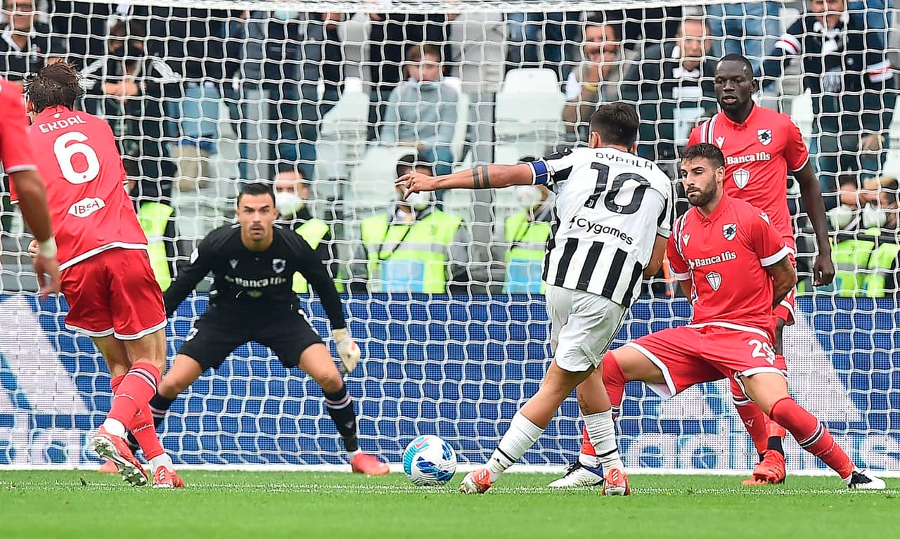 Juventus sumó su primer triunfo en casa ante la Sampdoria 3-2 en el partido de la sexta jornada en la Serie A. Dybala, Bonucci y Locatelli le dieron la victoria a la ‘Vecchia Signora’, mientras que Yoshida y Candreva anotaron para la visita. Álvaro Morata y Paulo Dybala salen lesionados.