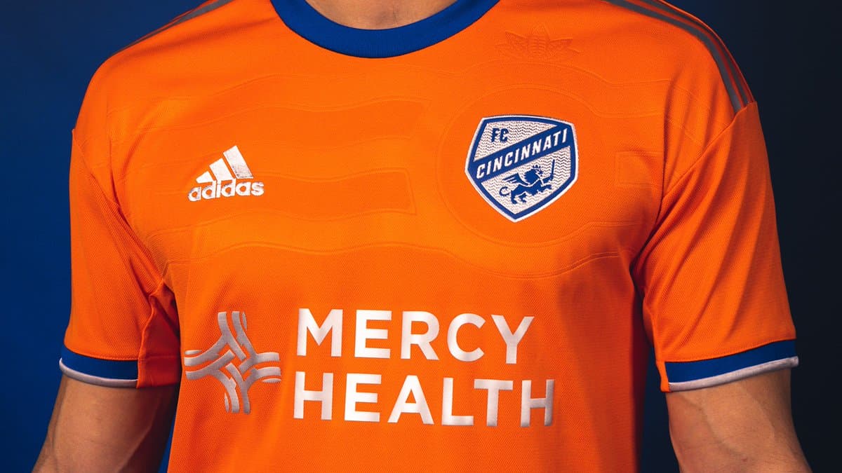 Fuerza naranja: así es la nueva camiseta de FC Cincinnati en 2022.