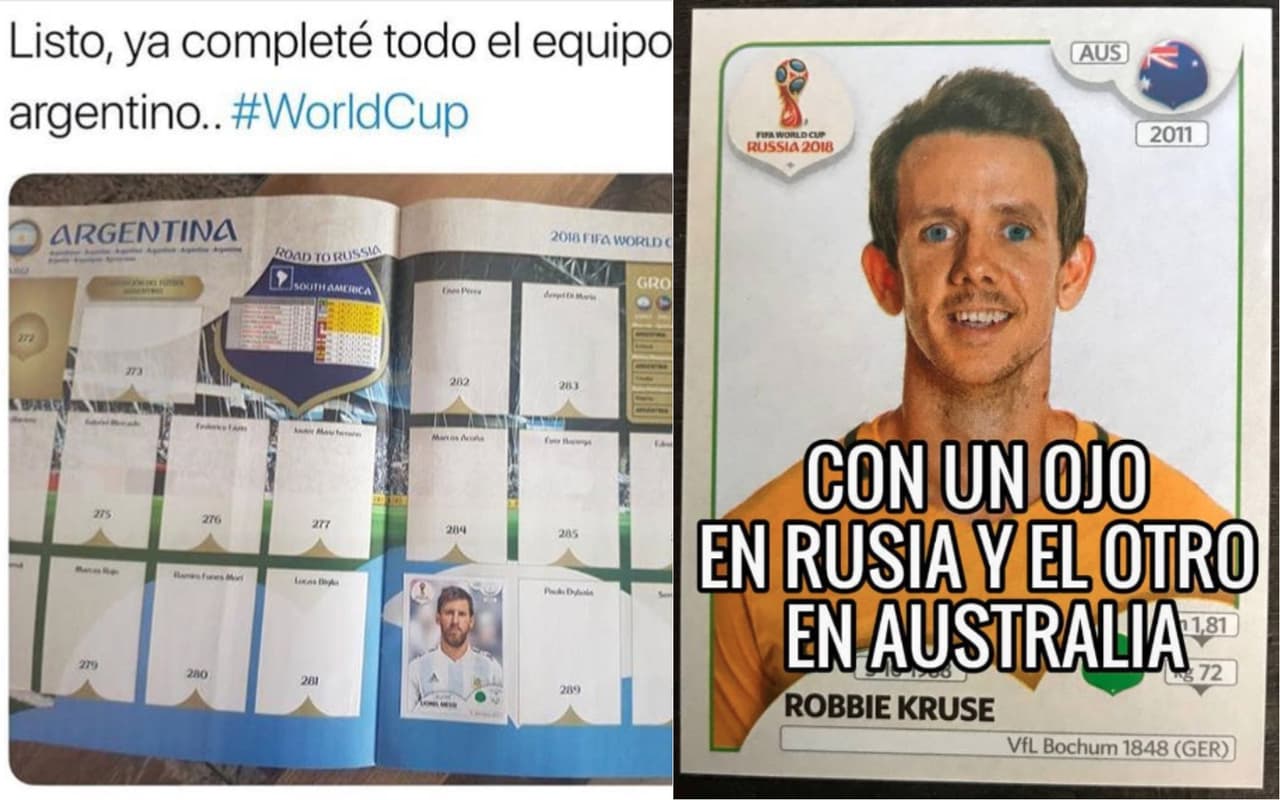 Los usuarios en las redes sociales han mostrado su creatividad en medio de la euforia por las láminas del álbum Panini del Mundial, con memes hilarantes.