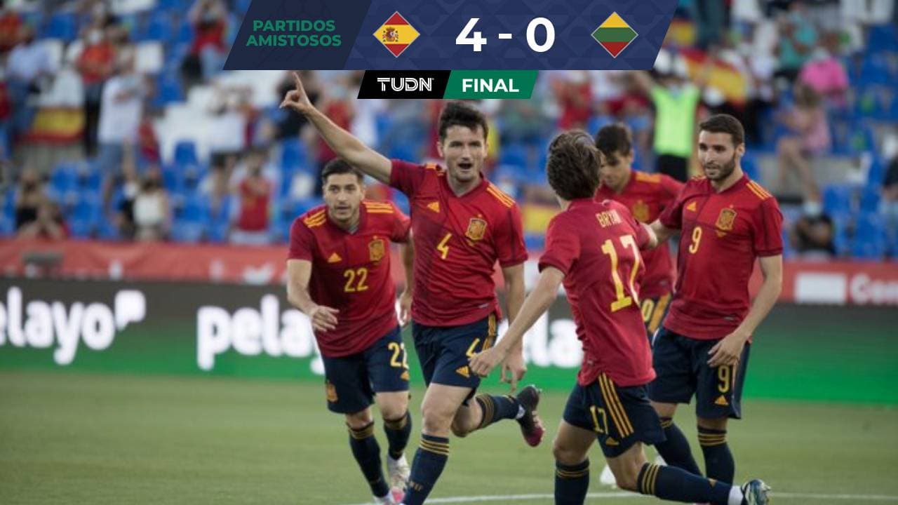 España aplasta a Lituania con la Sub-21 por 'caso Busquets'