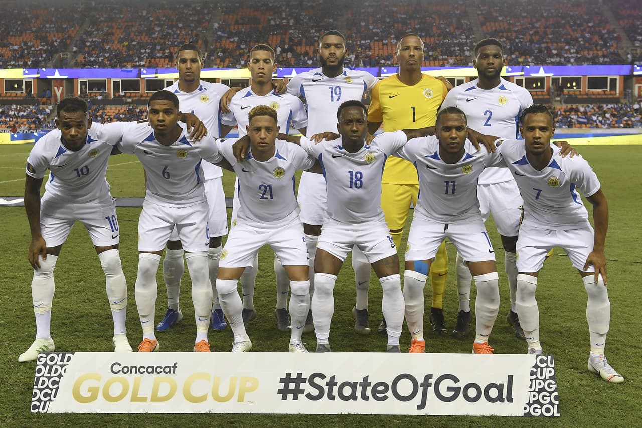 Este fue el once inicial presentado por la selección caribeña dirigida por Remkoo Bicentini.