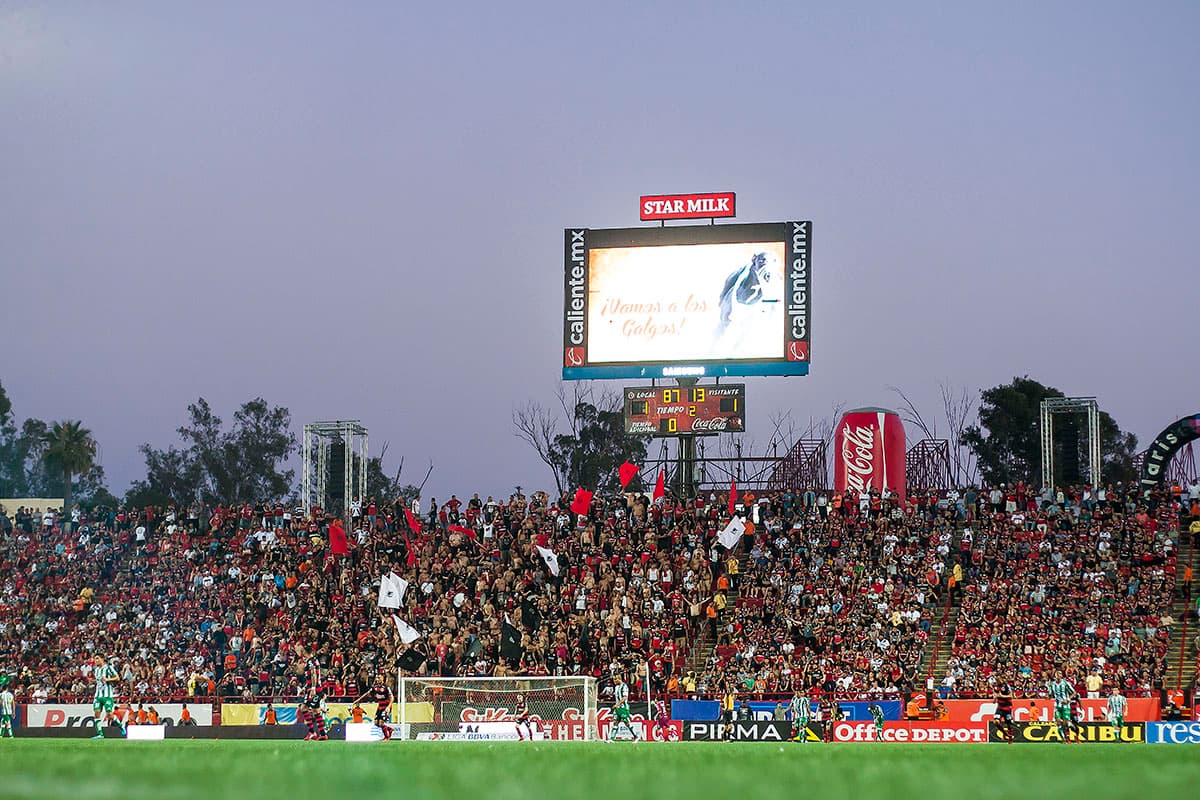 Como es usual, la afición de Xolos colmó el Estadio Caliente, donde ya completa 10 fechas de invicto.