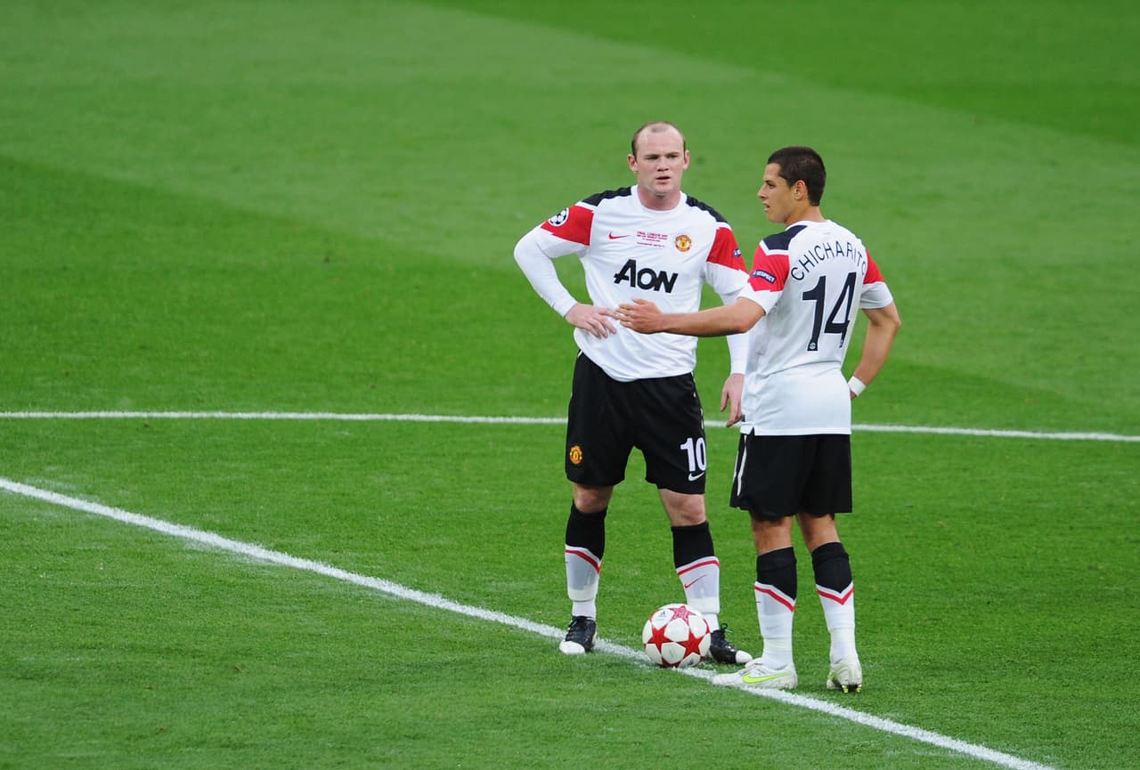 La dupla goleadora entre Wayne Rooney y Javier Hernández acabó llevando al Manchester United a su última final de Champions en el 2011.