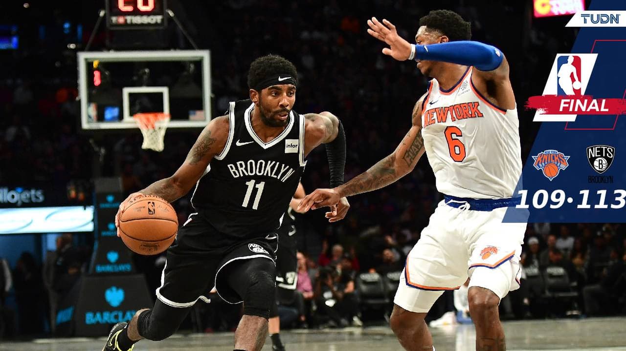 Kyrie Irving sella la victoria de los Nets