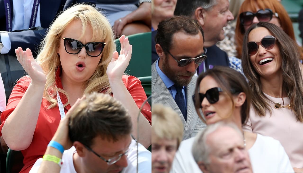 Personalidades de la vida pública entre empresarios, escritores, actores y deportistas de otras disciplinas vivieron la jornada de Octavos de Final del Abierto de Wimbledon.