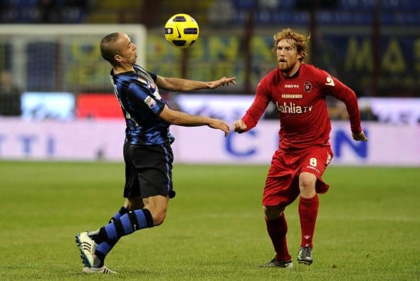 El nacido en suelo francés apenas jugó su cuarto encuentro con los 'nerazzurri', esta vez ante el Cagliari.