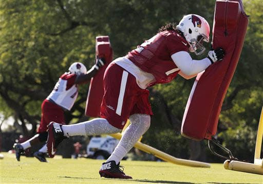 Arduo trabajo del tackle defensivo Ed Stinson (AP-NFL).