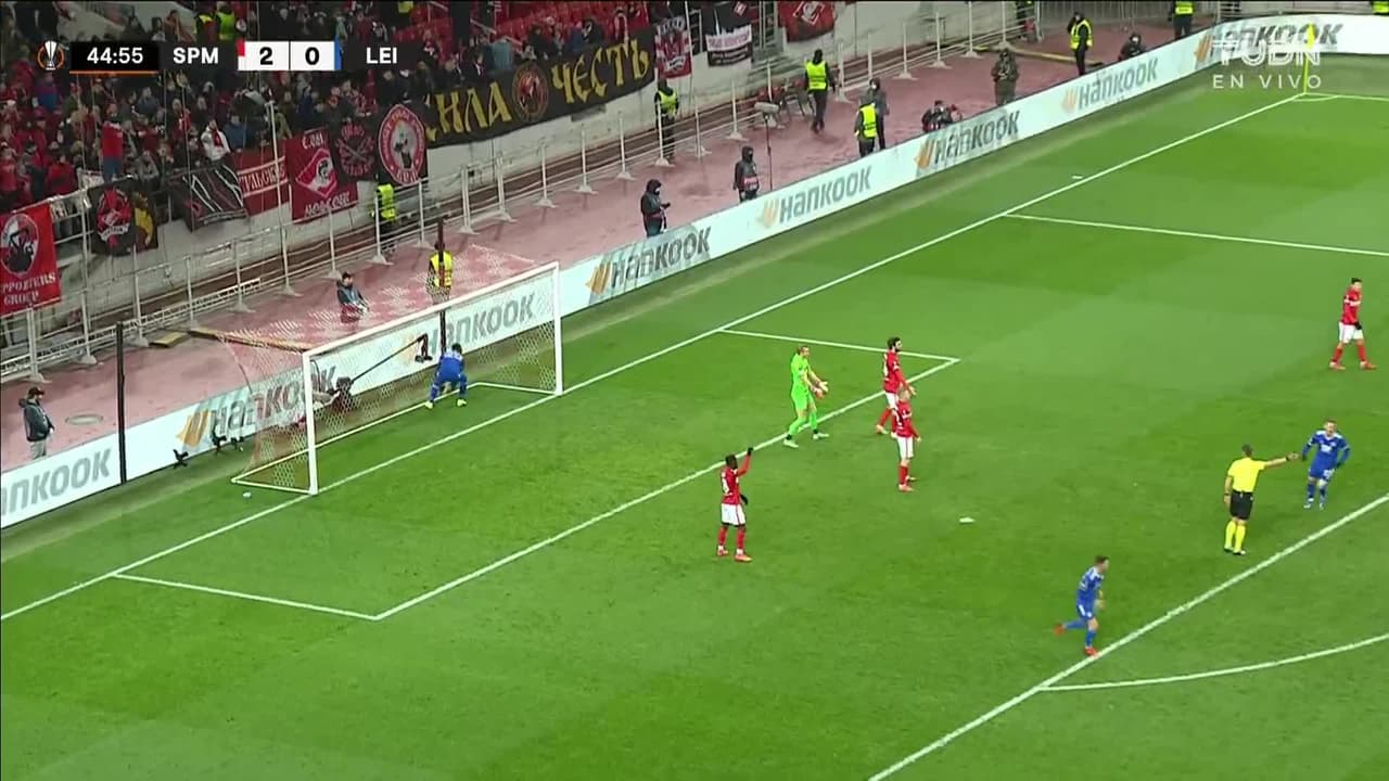 ¡GOL!  anota para Leicester City. Patson Daka