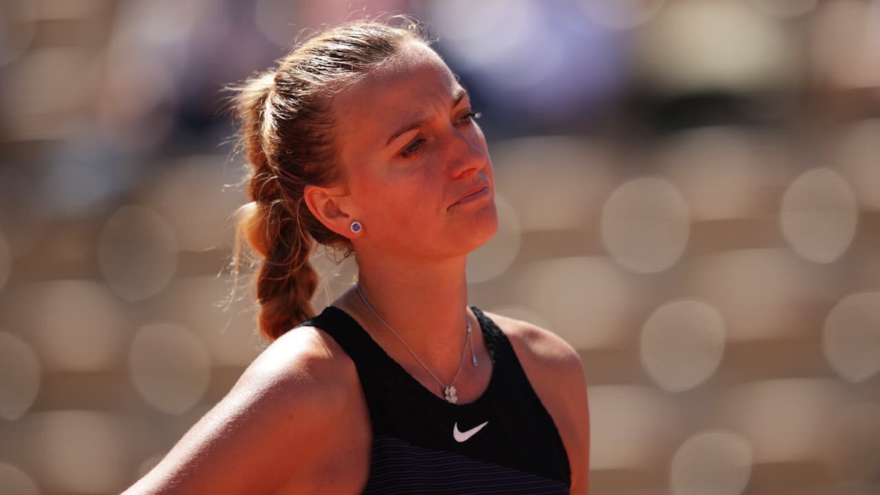 Nuevo incidente con prensa deja fuera a Kvitova de Roland Garros