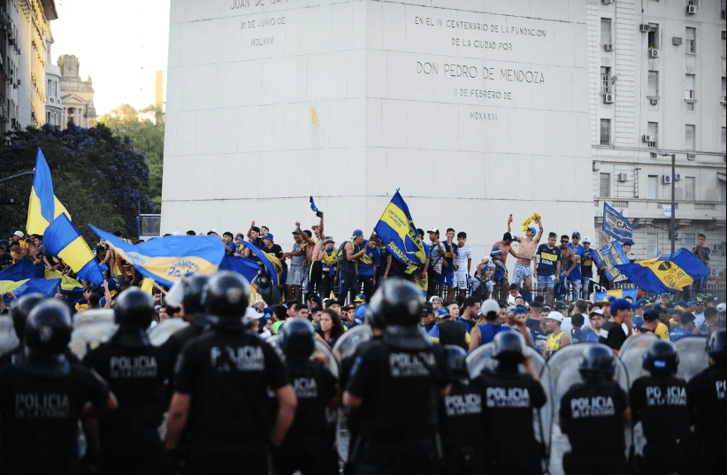 Gran ambiente en el festejo del Día del Hincha de Boca Juniors. La primera vez que se celebró fue el 12-12-12, para demostrar el orgullo de ser bostero.