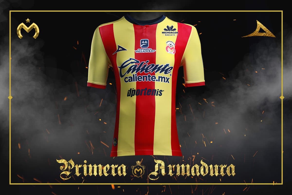 Jersey local del Club Monarcas Morelia 2018/19.