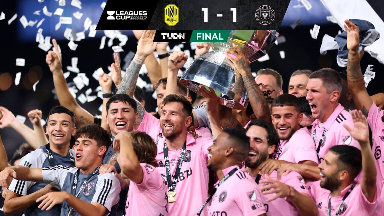 Messi hace gol en la Final e Inter Miami es campeón de la Leagues Cup