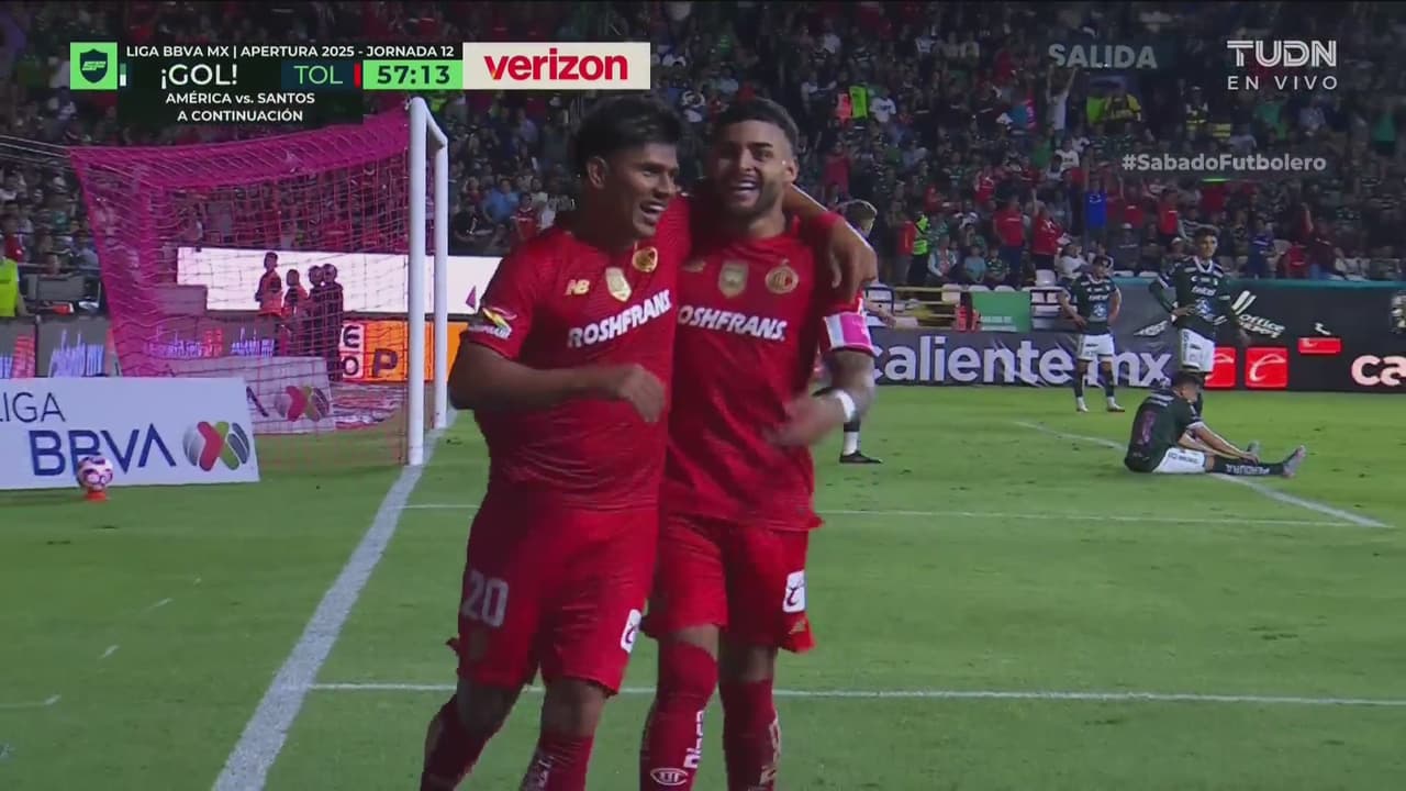 ¡Juegan con los ojos cerrados! Golazo de los Diablos Rojos para el 1-3