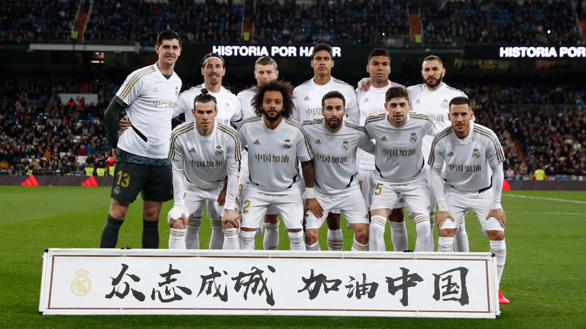 “Ánimo China”, el mensaje del Real Madrid en apoyo por coronavirus