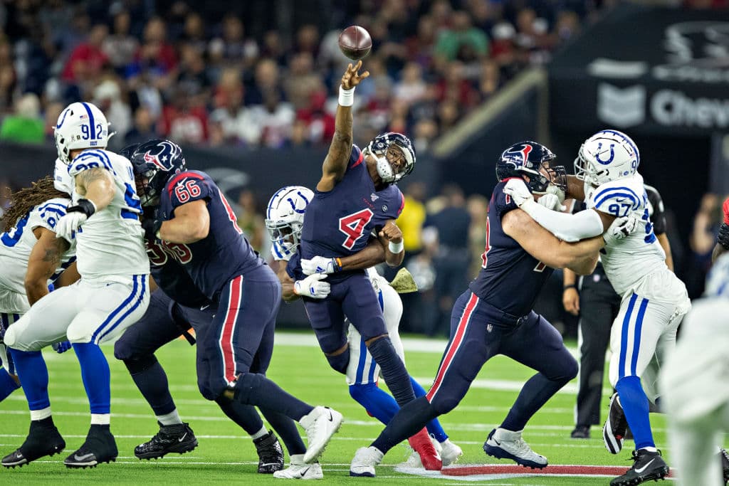 Vibrante encuentro entre los Colts y los Texans que concluyó 17-20 para los de Houston. DeAndre Hopkins se lució con un touchdown para su mamá.