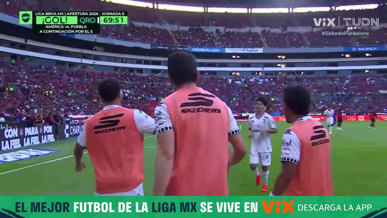 ¡Gol de Querétaro! Homenchenko hace doblete y amplía la ventaja