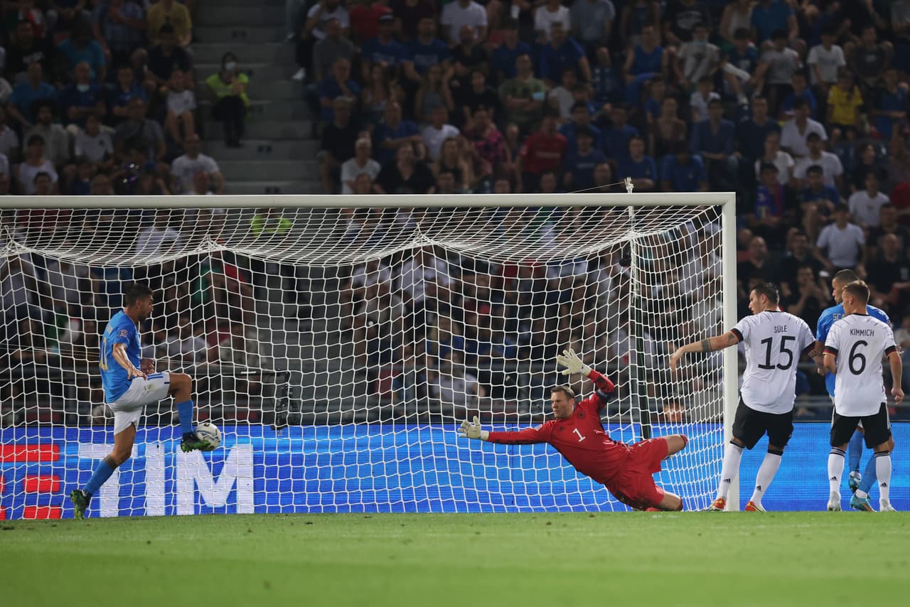 Italia y Alemania dividen puntos en su debut dentro de la UEFA Nations League.