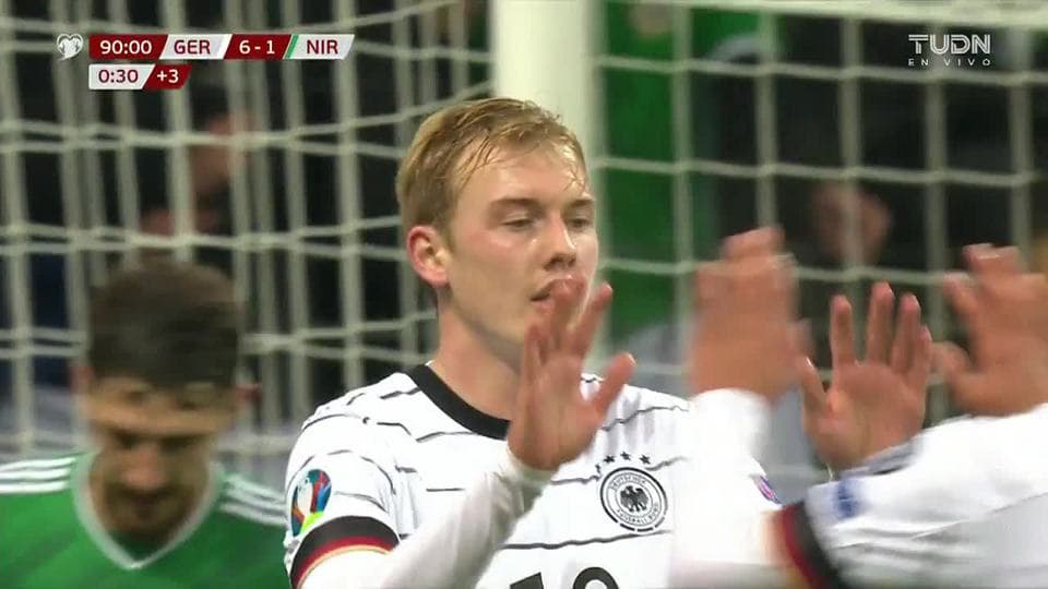 ¡GOOOL! Julian Brandt anota para Germany
