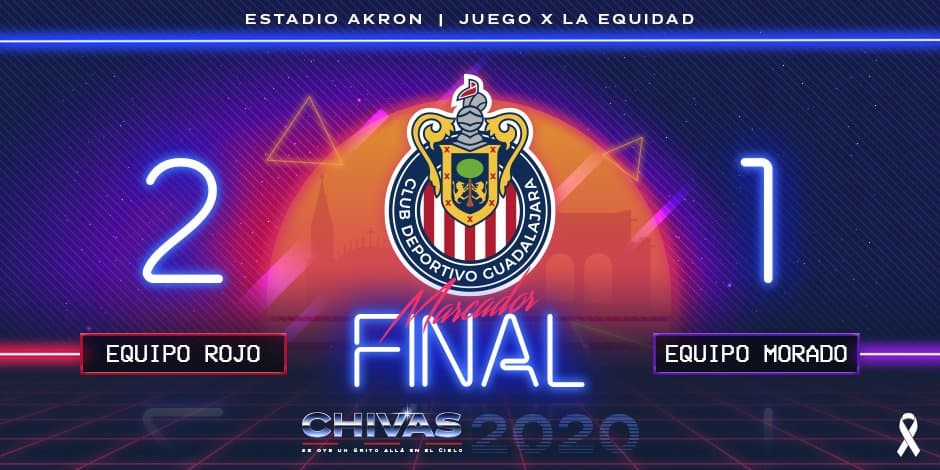 Por segundo año consecutivo, Chivas realizó el 'Juego X la Equidad', con dos equipos formados por un combinado entre sus ramas varonil y femenil.