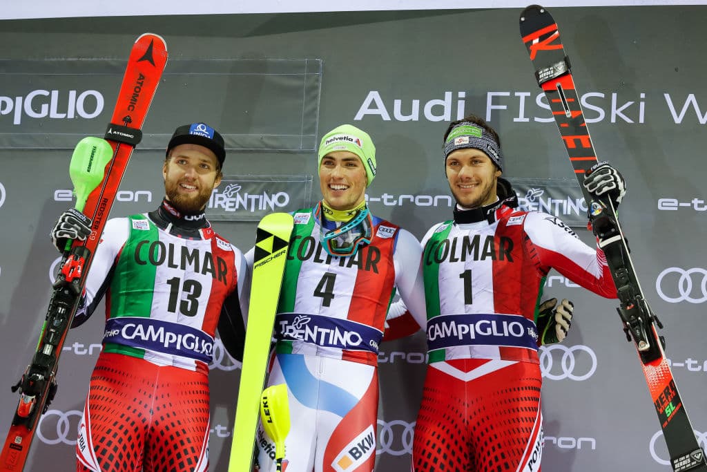 Estas son las extraordinarias imágenes que nos regaló la prueba del Slalom para hombres en la Copa Mundial de Esquí en Madonna di Campiglio, Italia.