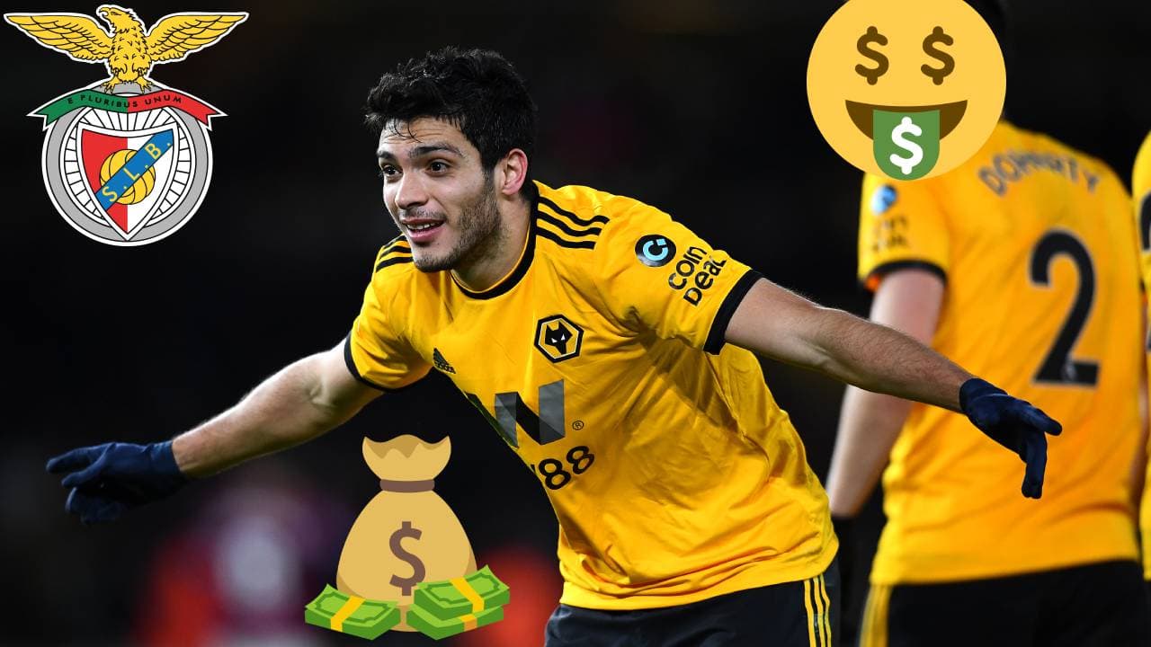 Benfica pretende una venta histórica de Raúl Jiménez por 38 mdd con los Wolves