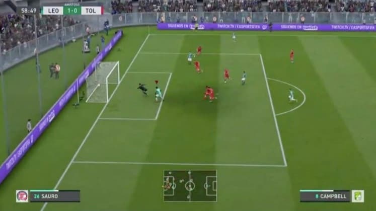 Con un control total desde el inicio del partido, Nicolás Sosa logra vencer al Toluca de Felipe Pardo y se enfrentarán a la Águilas del América en la final de la eLiga MX.