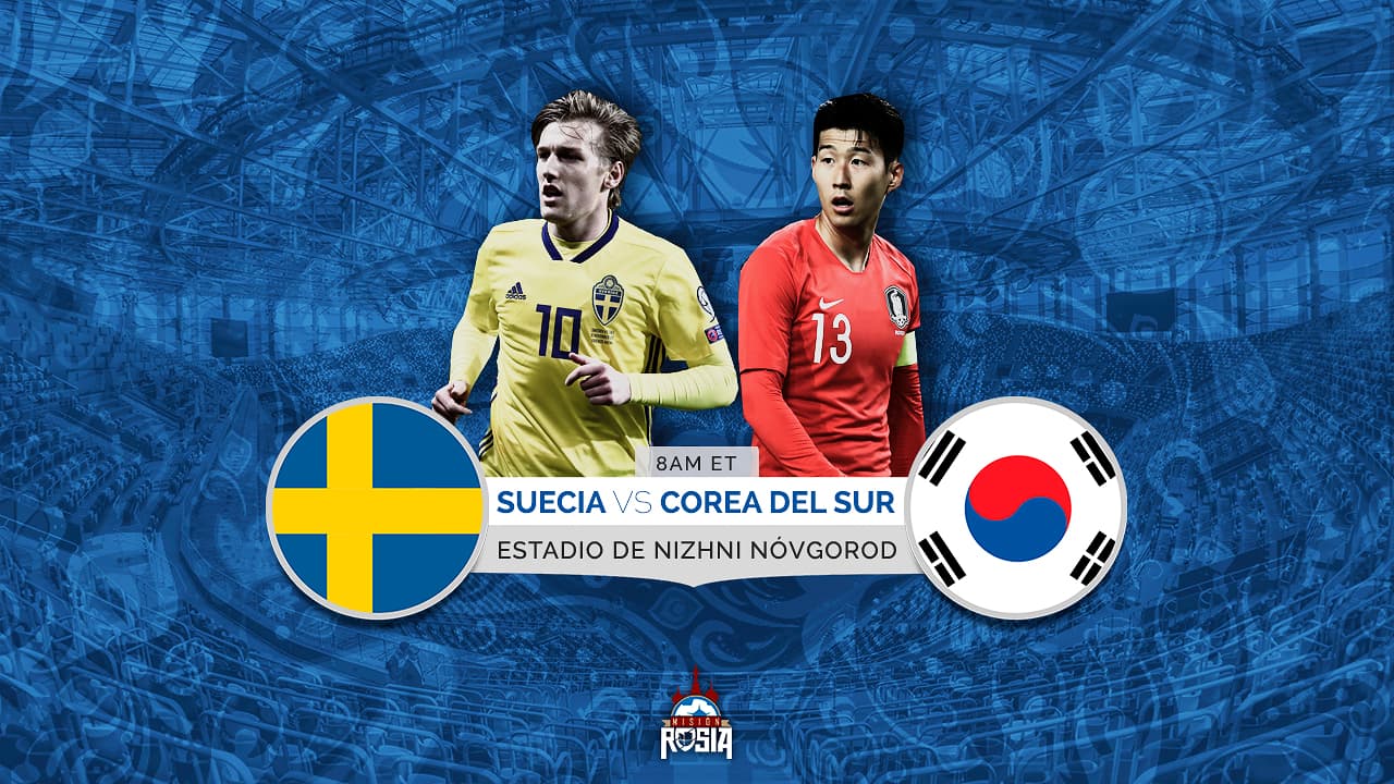 Suecia y Corea del Sur debutarán en Rusia con la victoria de México como motivación