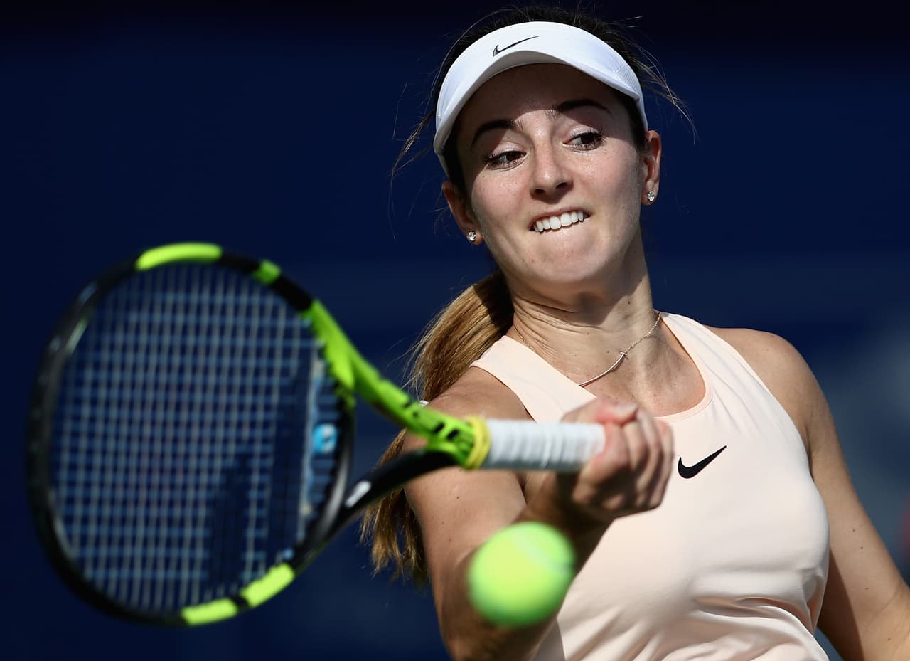 La estadounidense Catherine Bellis ha sorprendido al tenis mundial a sus 18 años, a pesar de que se despidió temprano tras perder contra la bielorrusa Victoria Azarenka 3-6, 0-6.