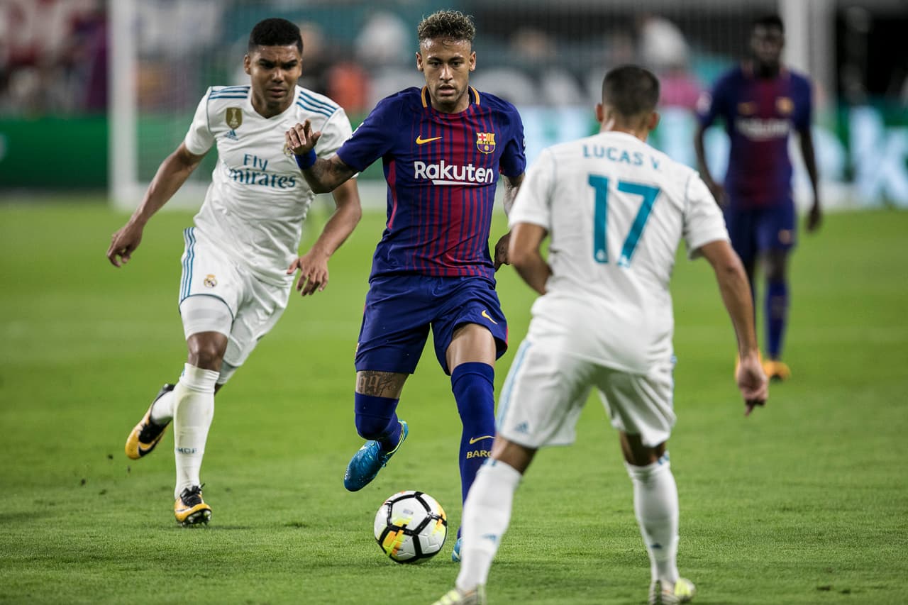 Casemiro da ‘bienvenida’ a Neymar al Real Madrid