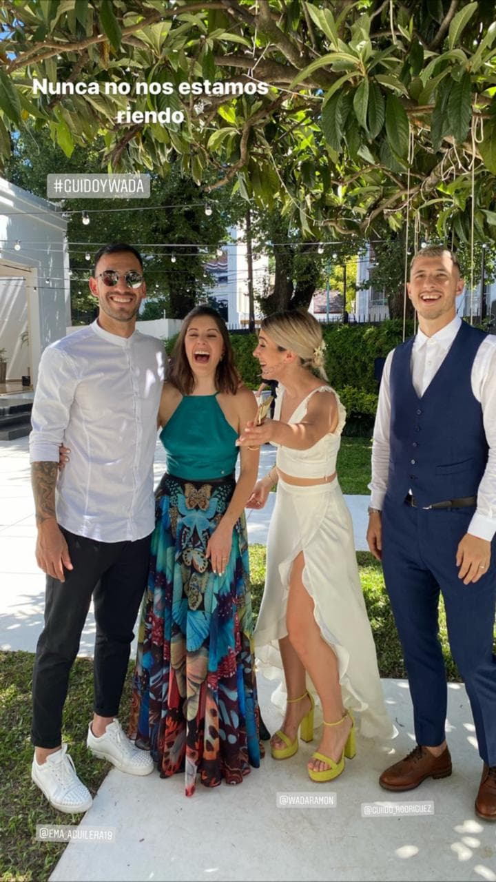 El futbolista argentino de las águilas del América se casó este viernes en Argentina con la guapísima Guadalupe Ramón.