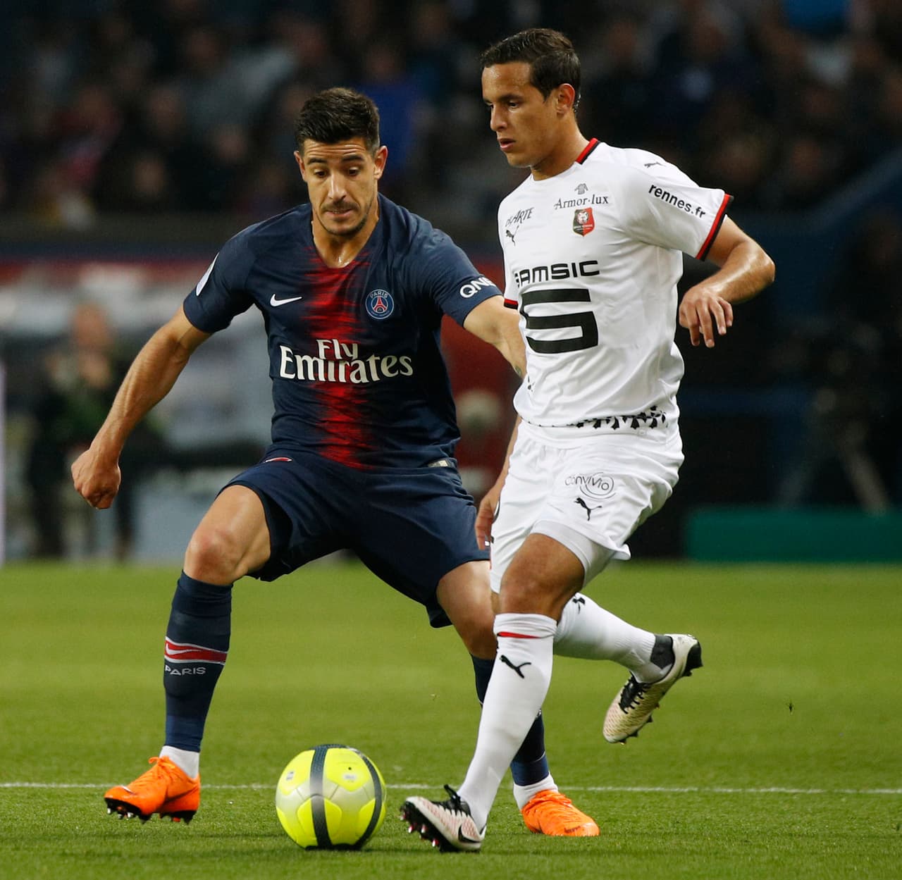 6) Stade Rennais. El equipo rojinegro tiene un valor conjunto por su nómina de 114.7 millones de euros. Su jugador más costoso es el extremo izquierdo Ismaïla Sarr (14 millones de euros).