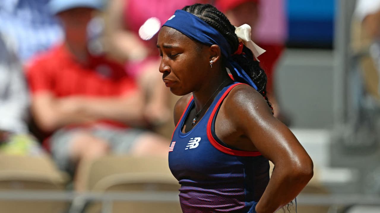 Coco Gauff, abanderada de Estados Unidos, queda eliminada de Paris 2024