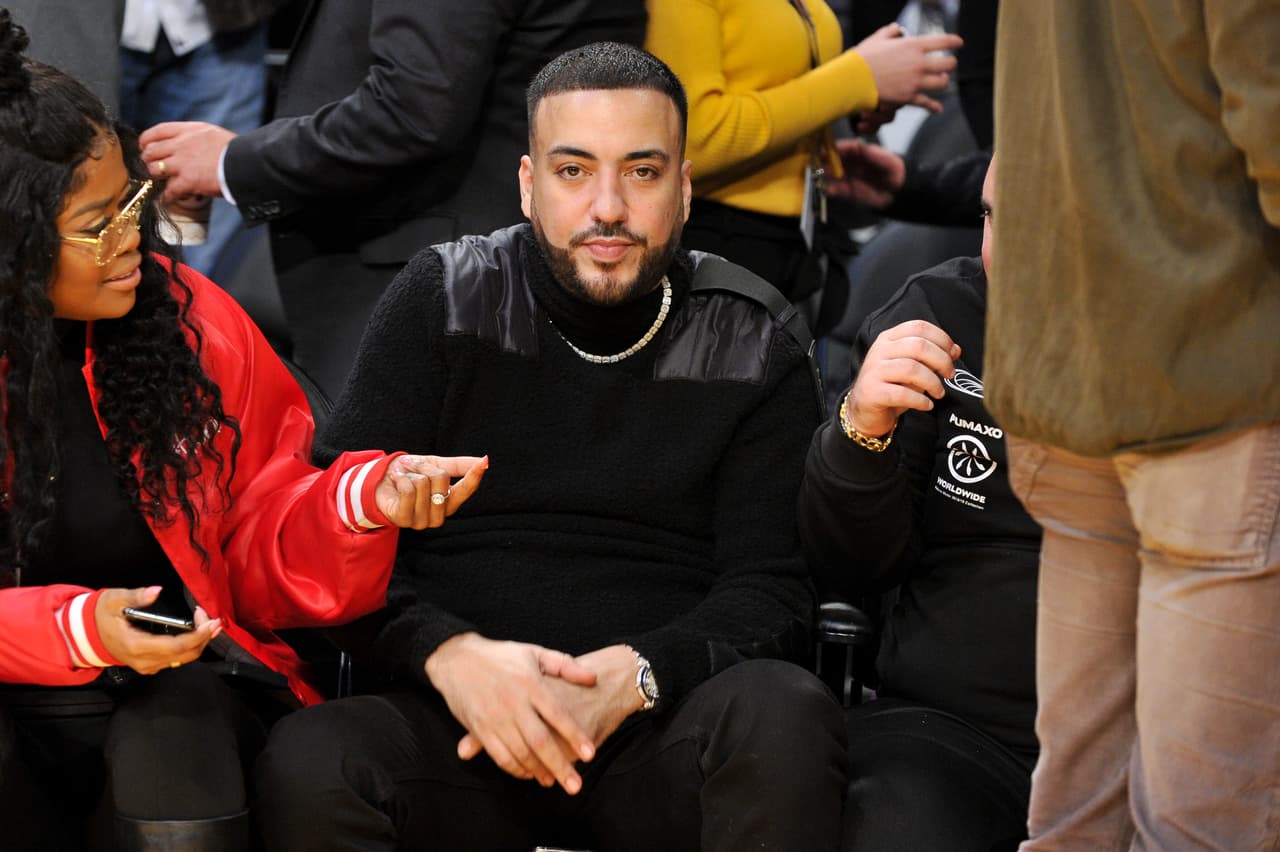 En las graderías del Staples Center estuvo el rapero marroquí French Montana, recordado por la cancnión
<i> Unfergattable.</i>
