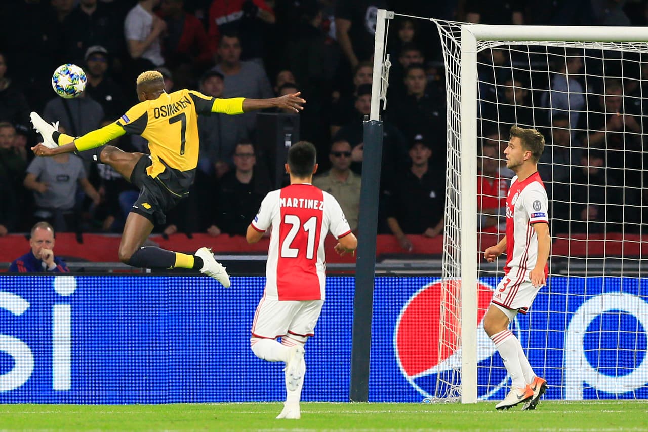 Osimhen es el primer jugador en anotar cinco goles o más en sus cinco primeros juegos de la Ligue 1 desde los seis goles de Mario Balotelli en septiembre/octubre de 2016.