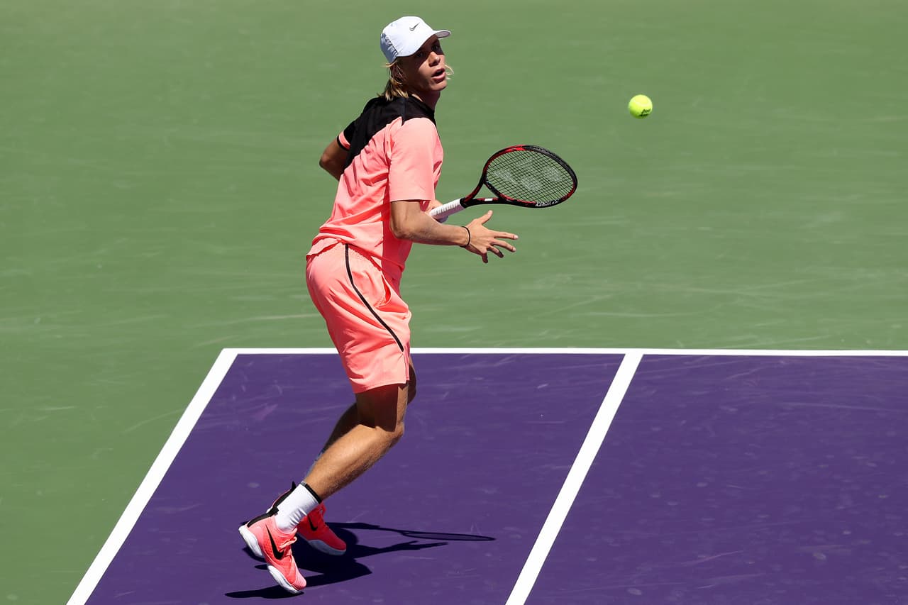 El canadiense Denis Shapovalov también confirmó que es uno de los candidatos firmes por el título del Miami Open.