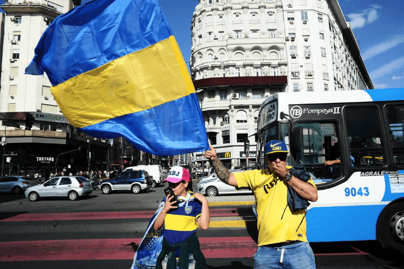Gran ambiente en el festejo del Día del Hincha de Boca Juniors. La primera vez que se celebró fue el 12-12-12, para demostrar el orgullo de ser bostero.