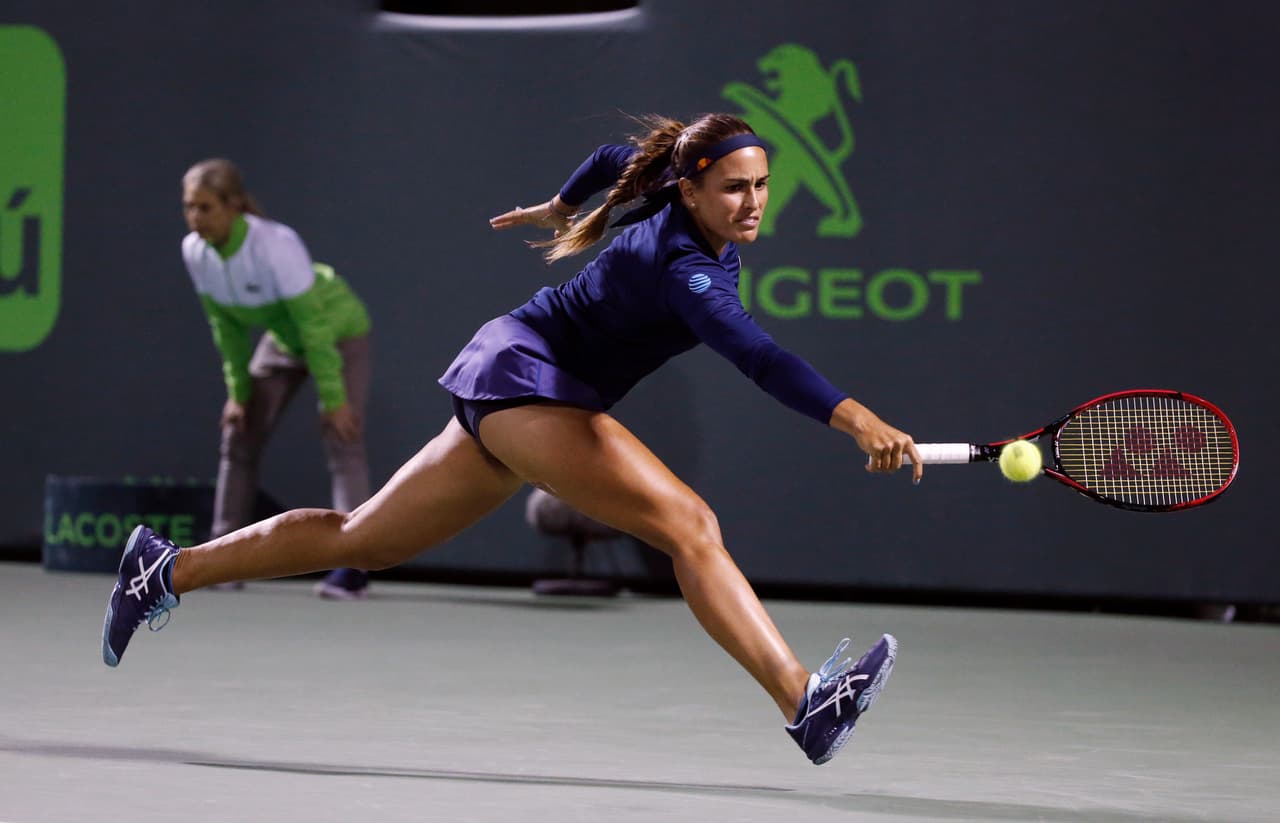 La puertorriqueña Monica Puig llegó a los octavos de final del Miami Open y demuestra una vez más que por su belleza, sensualidad y ante todo su talento es una de las tenistas destacadas del torneo.