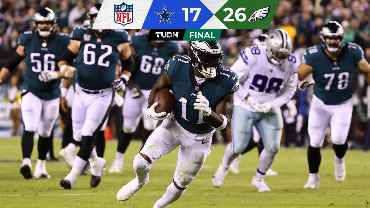 Eagles vence a Cowboys y se mantiene como único invicto en la NFL