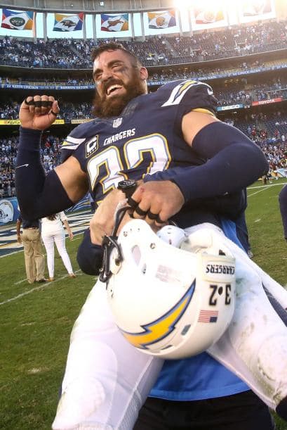 #92 " FS Eric Weddle, San Diego Chargers.