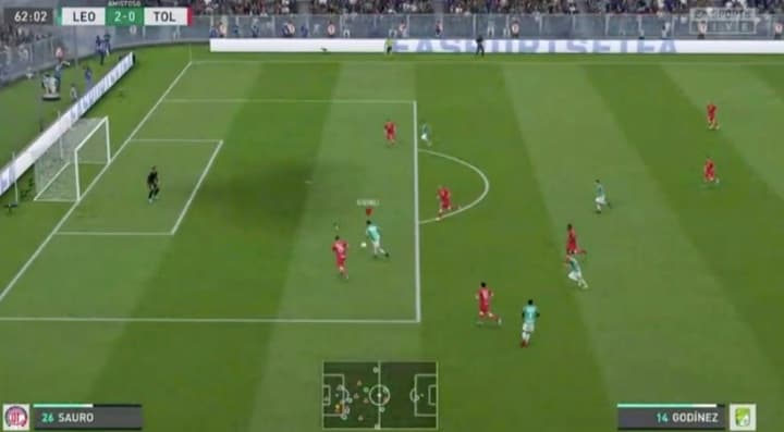 Con un control total desde el inicio del partido, Nicolás Sosa logra vencer al Toluca de Felipe Pardo y se enfrentarán a la Águilas del América en la final de la eLiga MX.