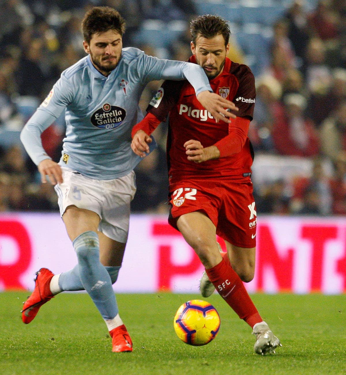 Aunque el Sevilla hizo un buen juego no pudo descifrar la defensa contraria y eso explica en gran parte su derrota.