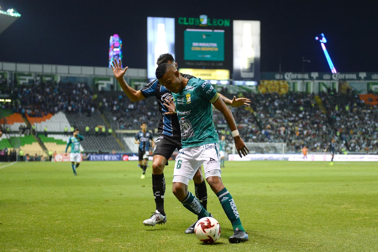 Con goles de Ángel Mena y Leonardo Javier Ramos León se impone 3-1 al Querétaro.