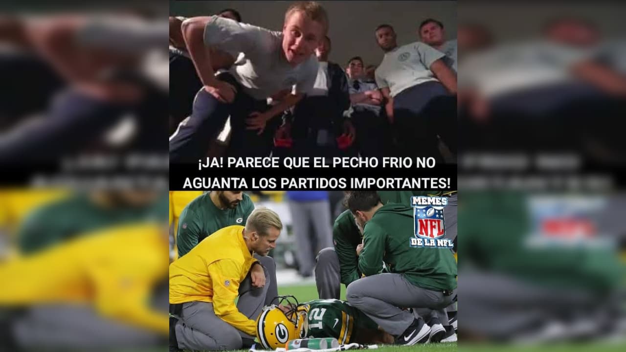 Los memes no se detienen y esta semana la víctima favorita son Aaron Rodgers y sus Green Bay Packers que sufierin una dolorosa derrota frente a los Tampa Bay Buccaneers.