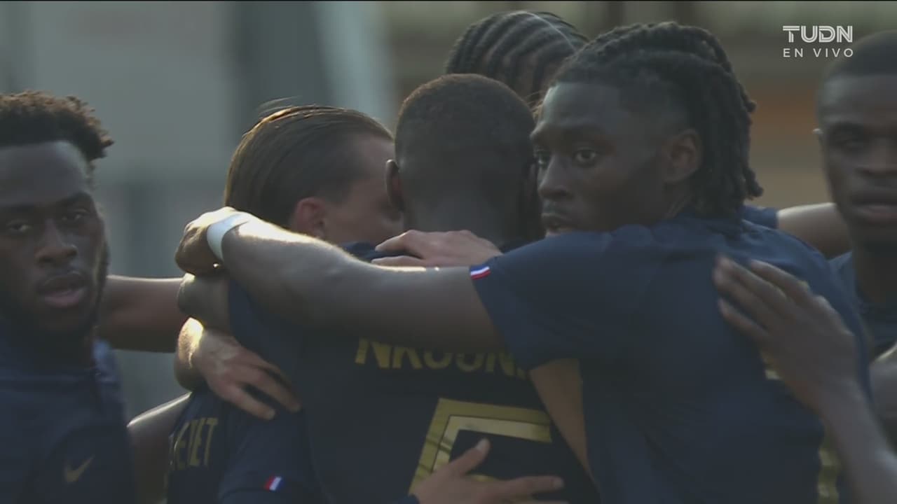 ¡Merci Caqueret! Francia inaugura la pizarra 1-0 sobre México