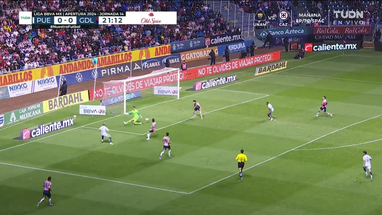 ¡Se duerme Mozo! Puebla estuvo cerca de aprovechar el error