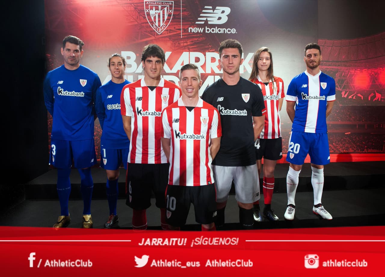 La novedad para la próxima temporada, además del cambio de marca, es la tercera equipación azul y blanca en honor al equipo campeón de Copa del Rey en 1903 que tuvo que comprarle los uniformes al Blacburn Rovers para jugar la final.