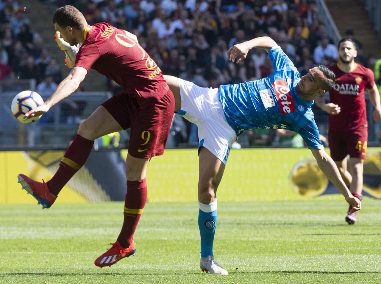 El duelo de Roma y Napoli lucía como uno de los más atractivos de la jornada en Italia por la grandeza de ambos equipos.